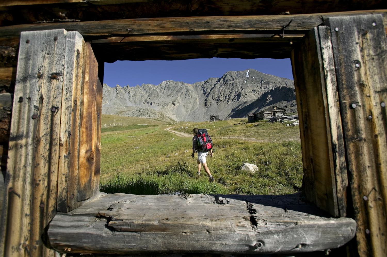 Hiking In Breckenridge During Sunny Summer Day