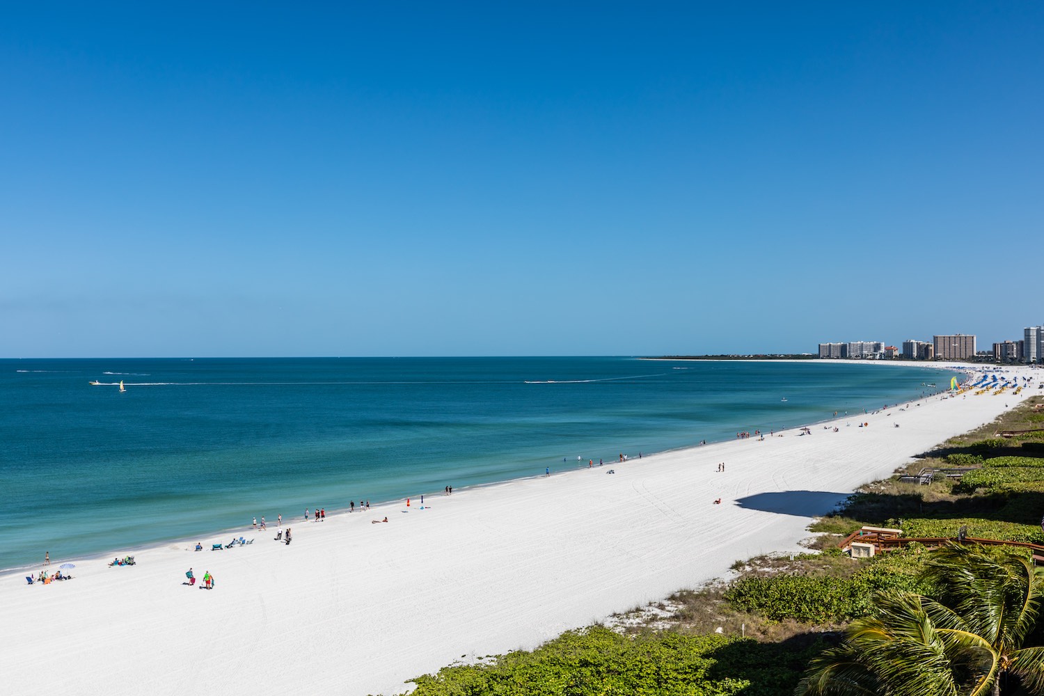 White Sand Beach On Marco Island